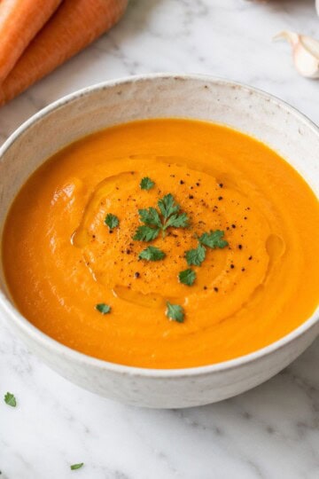 receta de crema de zanahoria
